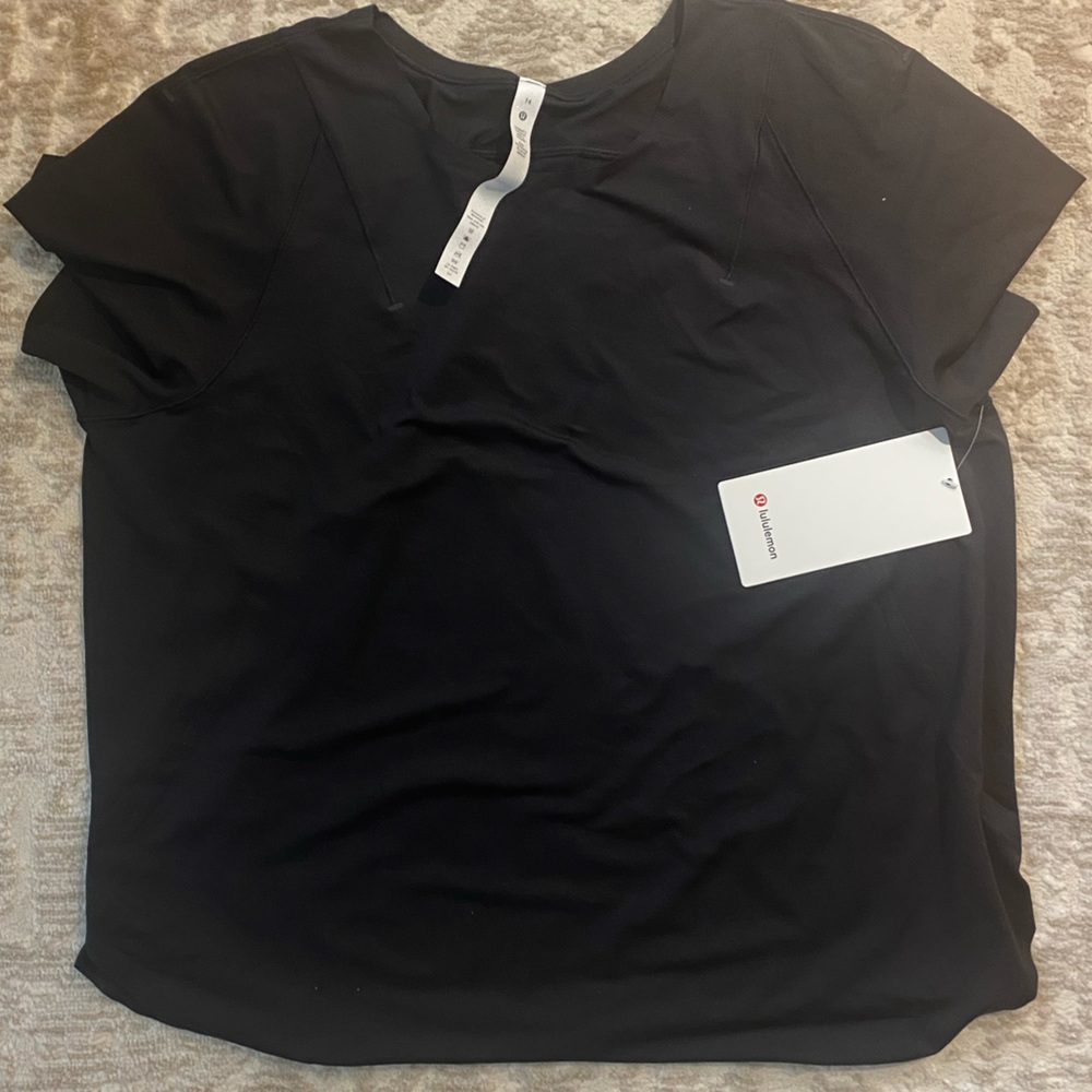 Black lightweight rub kit SS Lululemon